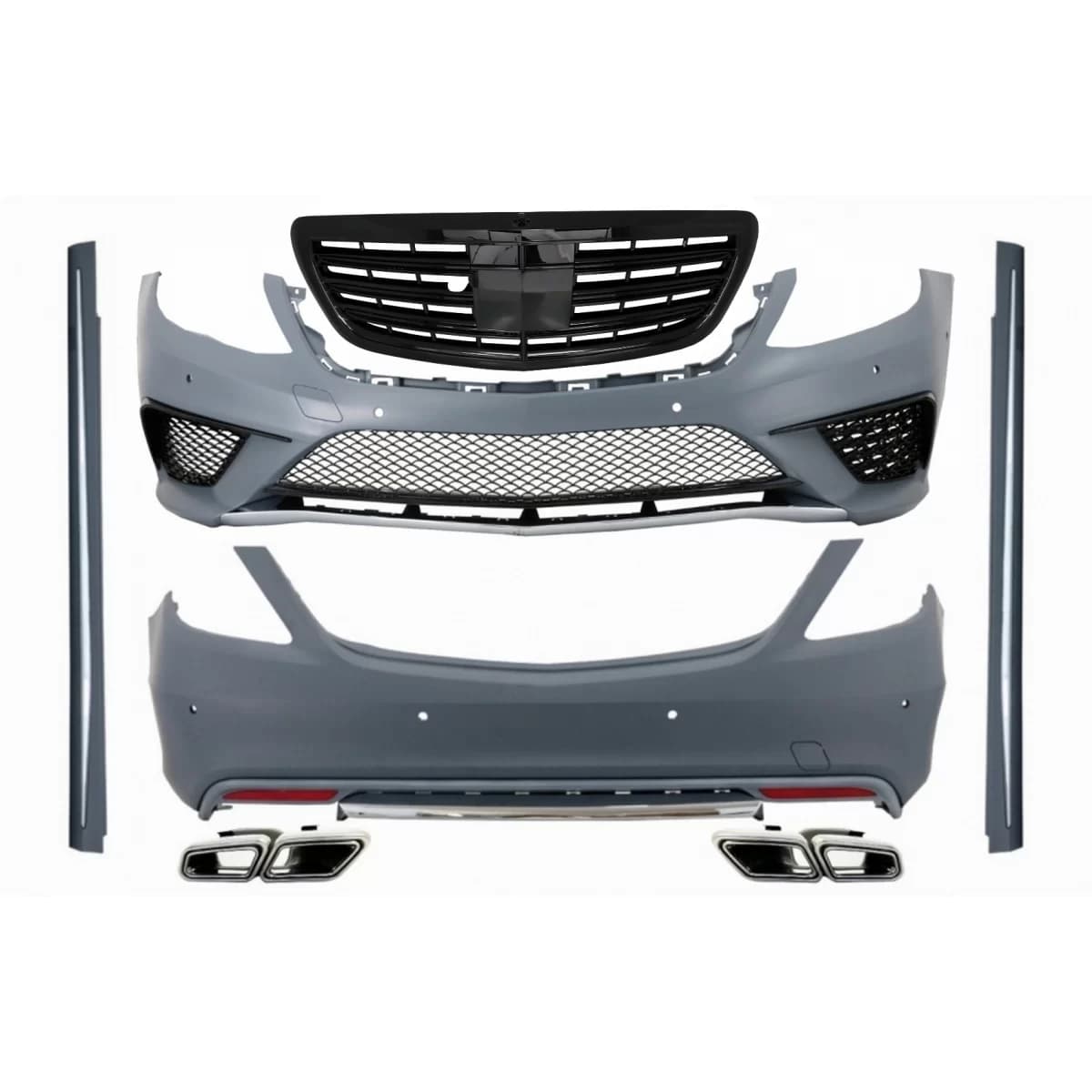 Complete Body Kit suitable for Mercedes S-Class W222 (2013-06.2017) S63 Design