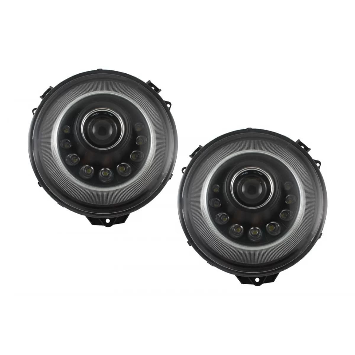 LED Headlights suitable for Mercedes G-Class W463 (2005-2017) Bi-Xenon M-Look Dynamic Sequential Signal