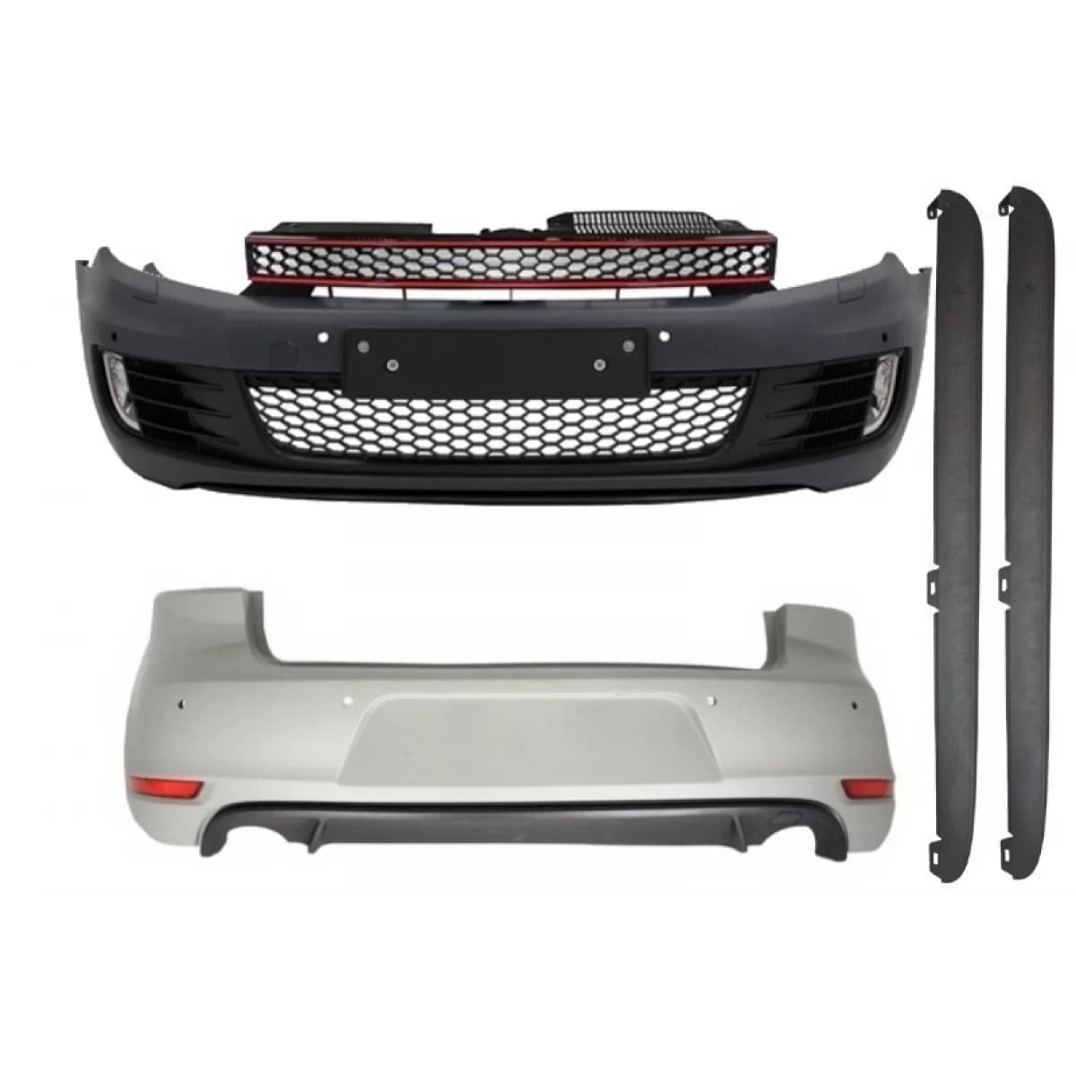 Body Kit suitable for VW Golf VI 6 (2008-2013) GTI Design with PDC