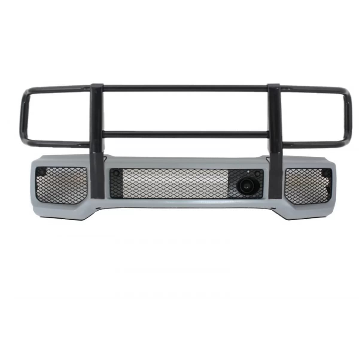 Front Bumper with Black BullBar suitable for Mercedes G-Class W463 (1989-2017) G65 Design