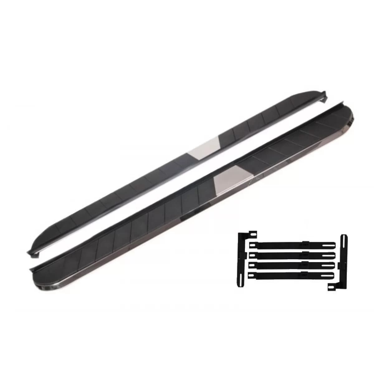 Running Boards Side Steps suitable for HONDA CRV (2012-2016) IV Generation KITT Design with Brackets