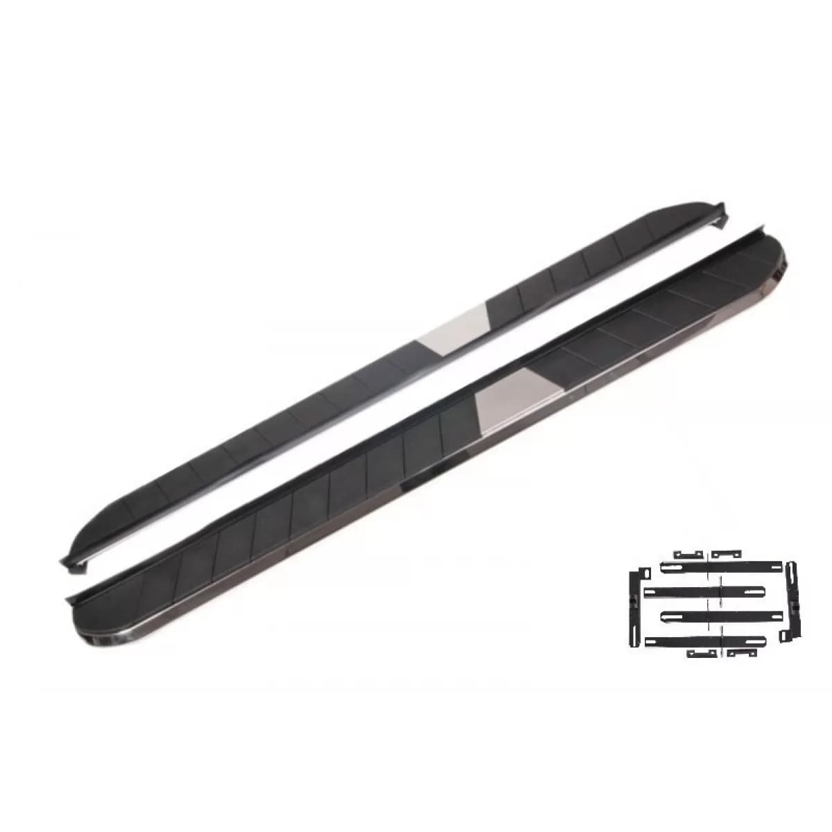 Running Boards Side Steps suitable for MITSUBISHI Outlander III (2012-2018) ASX (2010-2018) KITT Design