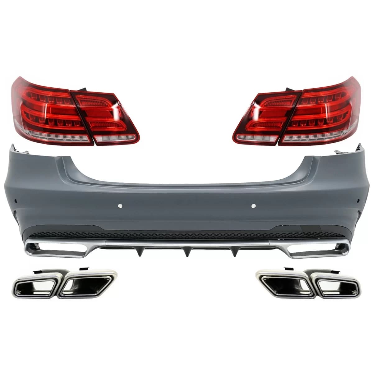 Rear Conversion Package suitable for Mercedes E-Class W212 (2009-2012) to Facelift E63 Design