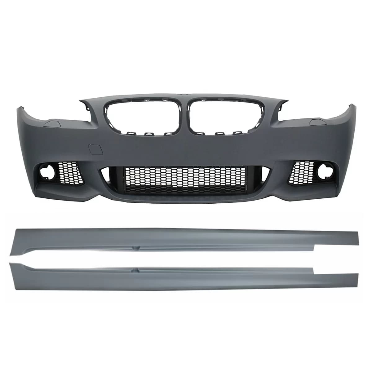 Front Bumper with Side Skirts suitable for BMW 5 Series F10 F11 (2011-2014) M-Technik Design