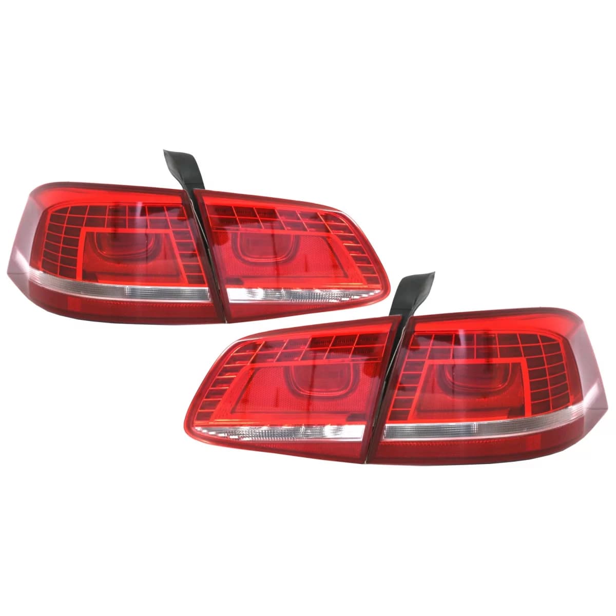 LED Taillights suitable for VW Passat 3C B7 Facelift Sedan (10.2010-10.2014) Red White