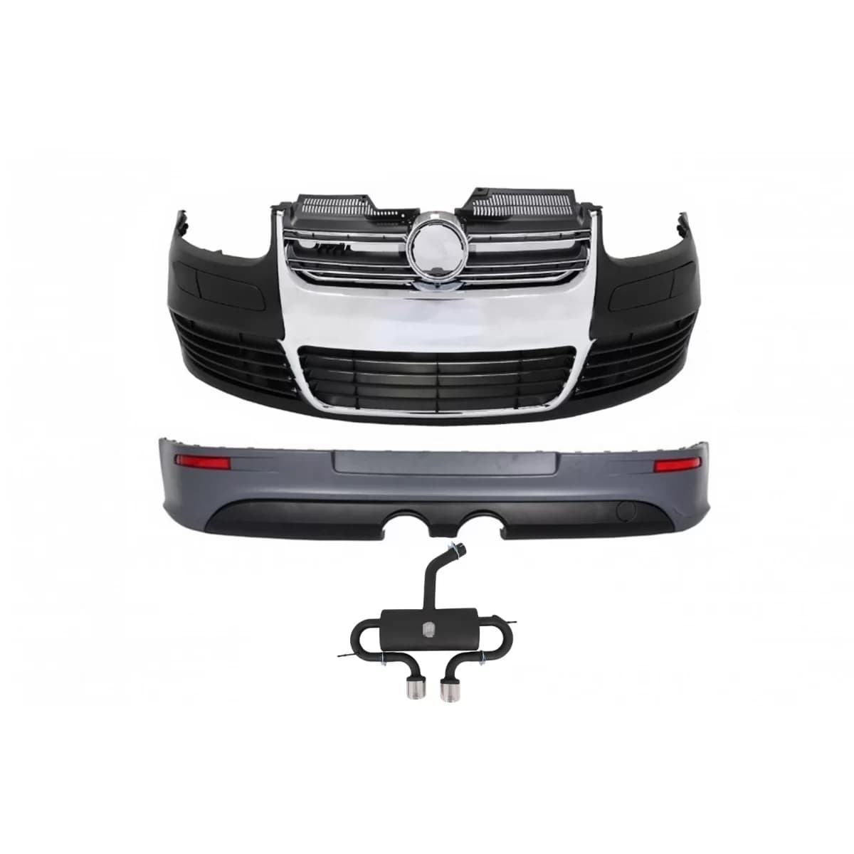 Complete Body Kit suitable for VW Golf 5 (2005-2007) R32 Design Exhaust System