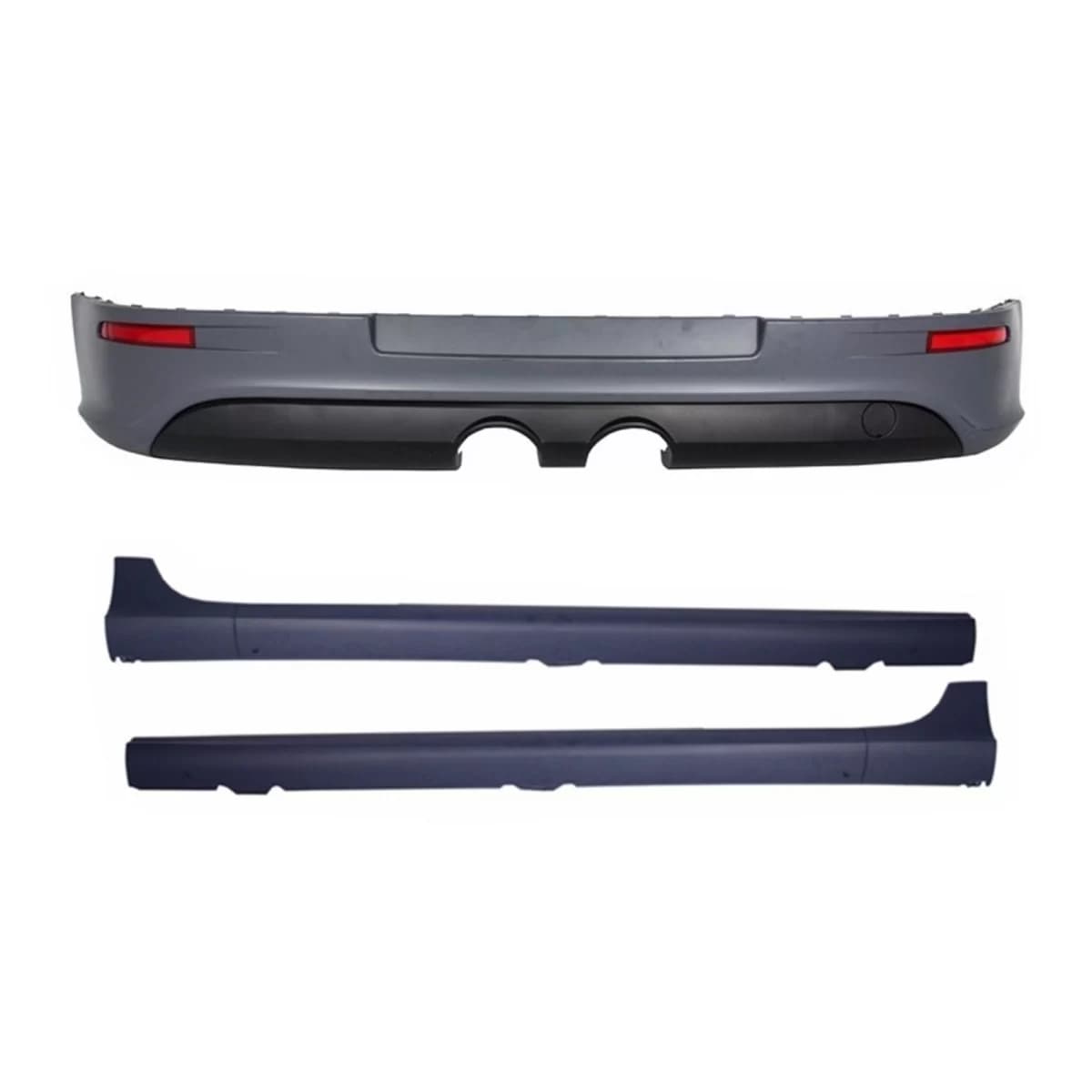 Rear Bumper Extension Side Skirts suitable for VW Golf V (2003-2008) GTI R32 Look