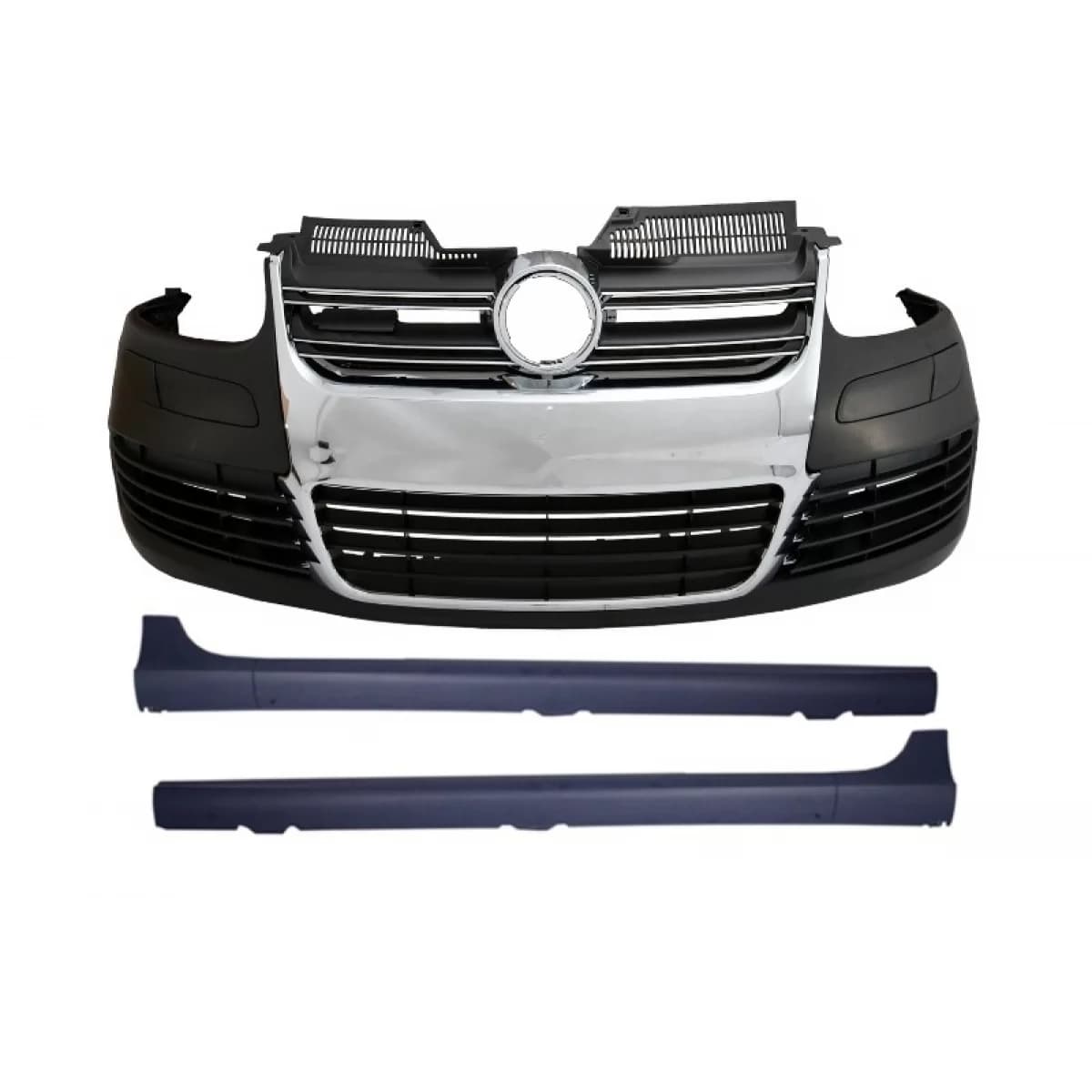 Front Bumper suitable for VW Golf V 5 (2003-2007) Side Skirts R32 Look Chrome Grill