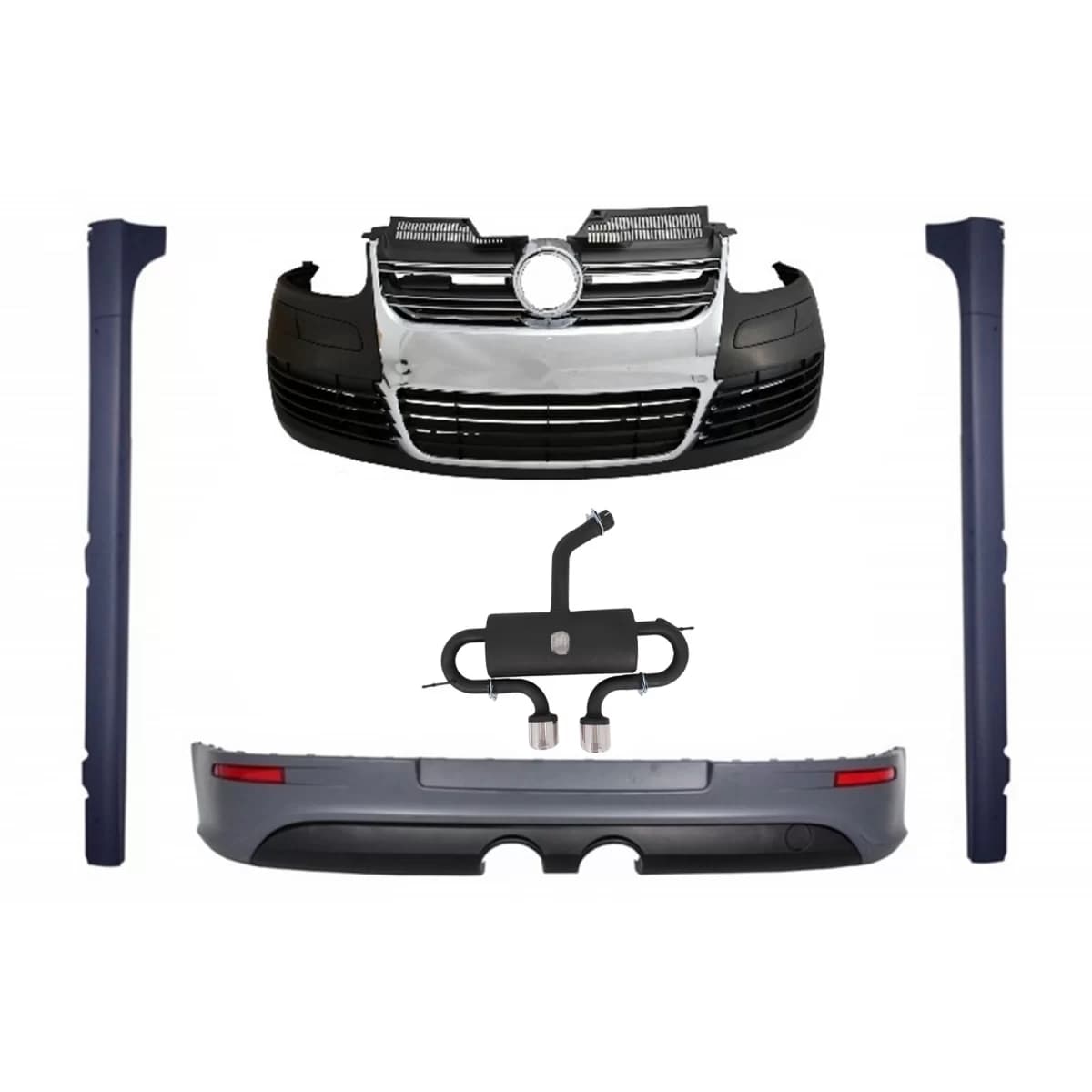 Body Kit suitable for VW Golf 5 V R32 (2003-2007) With Complete Exhaust System