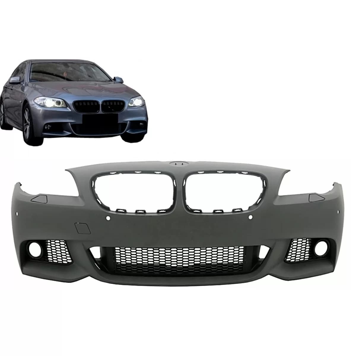 Front Bumper suitable for BMW 5 Series F10 F11 (07.2010-2014) Non LCI Sedan Touring M-Technik Design