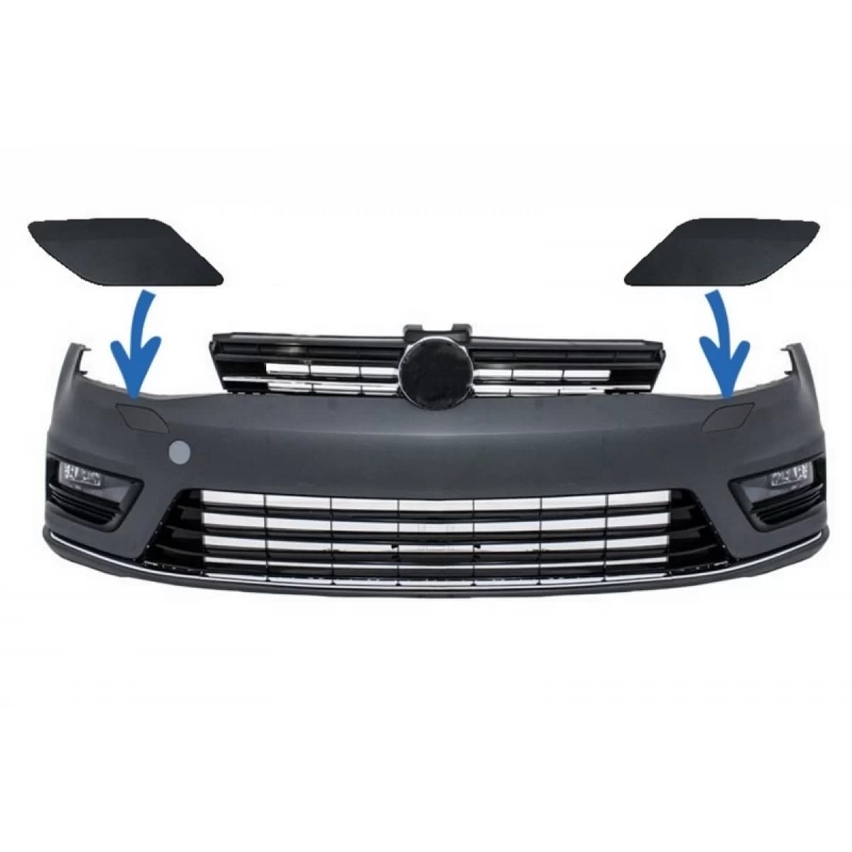 SRA Covers Front Bumper suitable for VW Golf VII 7 (2013-2017) Rline Look