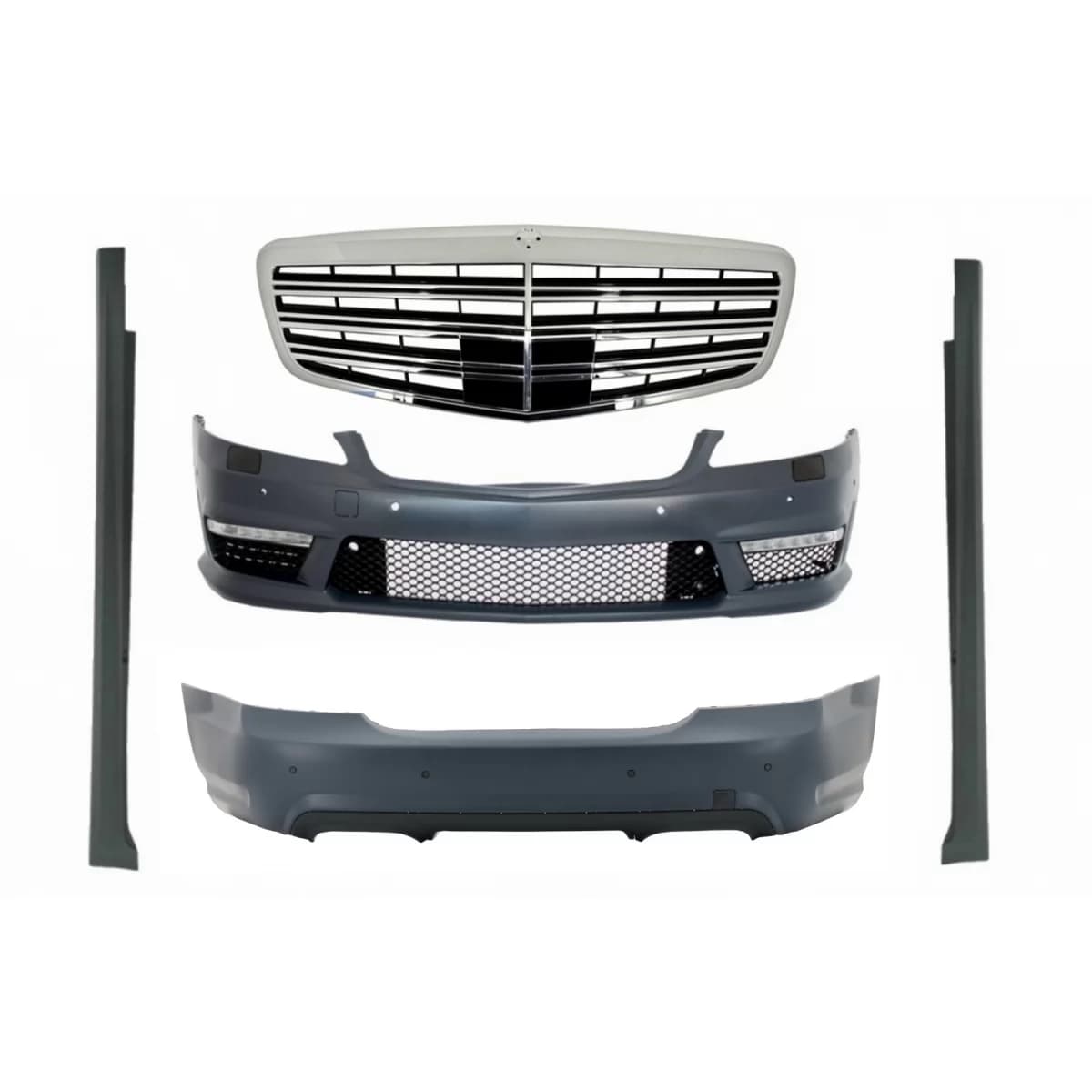 Complete Body Kit suitable for Mercedes S-Class W221 (2005-2011) SWB S63 S65 Design