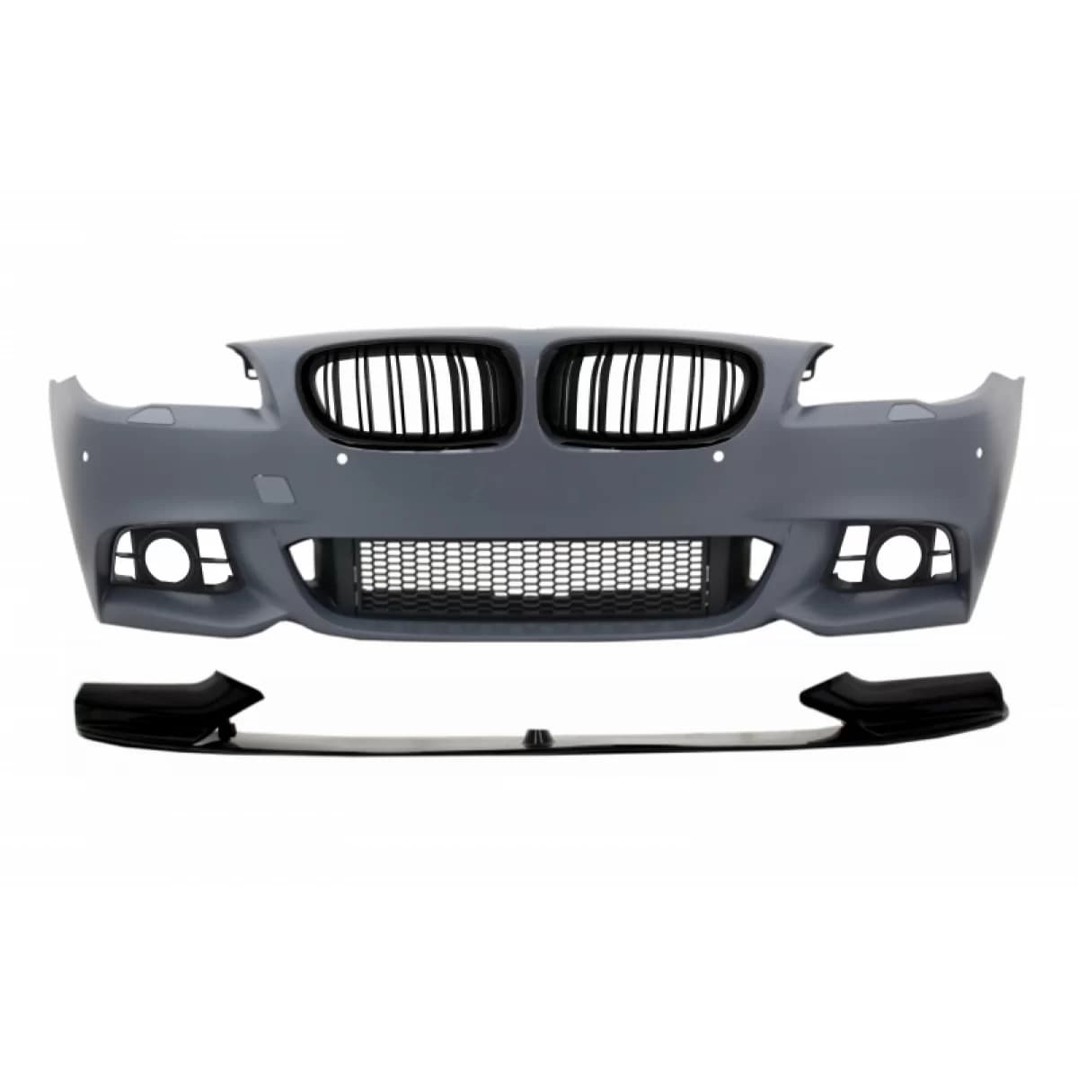 Front Bumper with Spoiler Lip suitable for BMW 5 Series F10 F11 LCI (2015-2017) M-Performance Sport Design