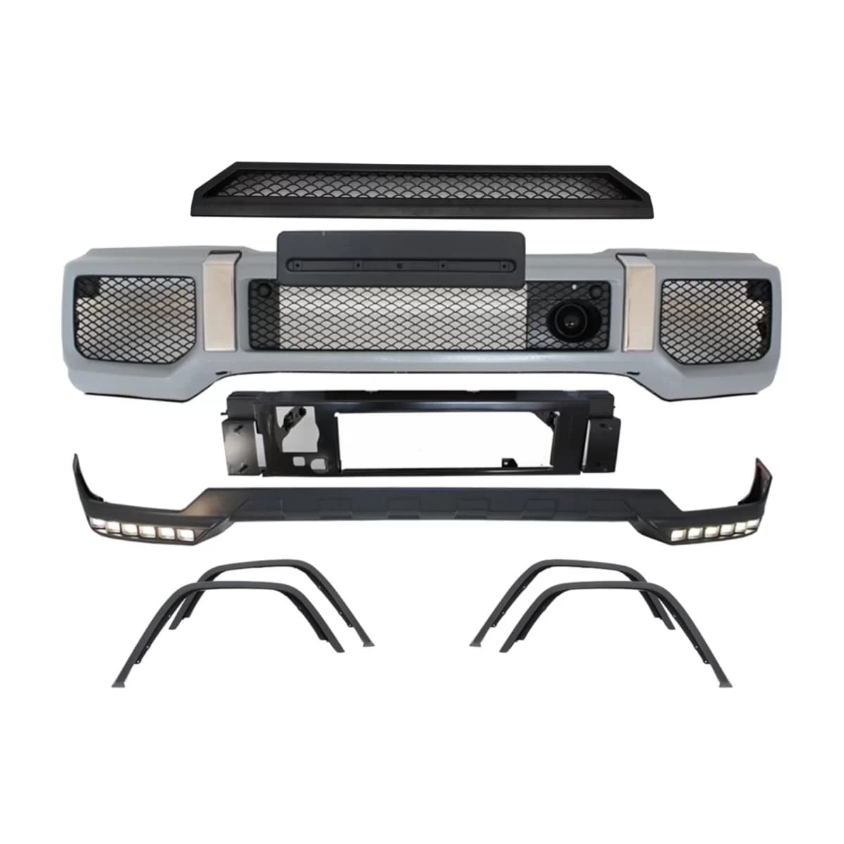 Body Kit suitable for Mercedes G-Class W463 (1989-2017) G65 Design LED DRL Extension
