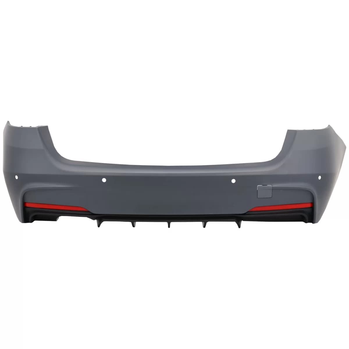 Rear Bumper suitable for BMW 3 Series F31 Touring Non LCI & LCI (2011-2018) M-Performance Design Double Single Outlet