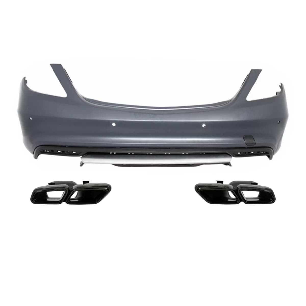 Rear Bumper Exhaust Muffler Tips suitable for MERCEDES Benz W222 S-Class (2013-2017) S65 A-Design