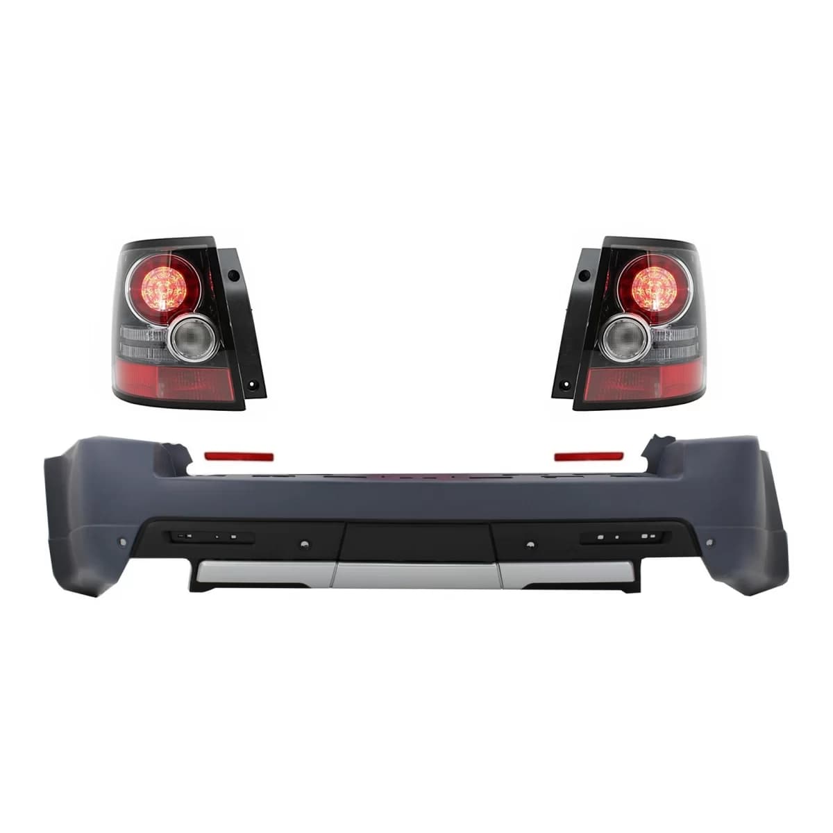 Rear Bumper with LED Taillights suitable for Land Range Rover Sport L320 (2005-2013) Facelift Autobiography Design