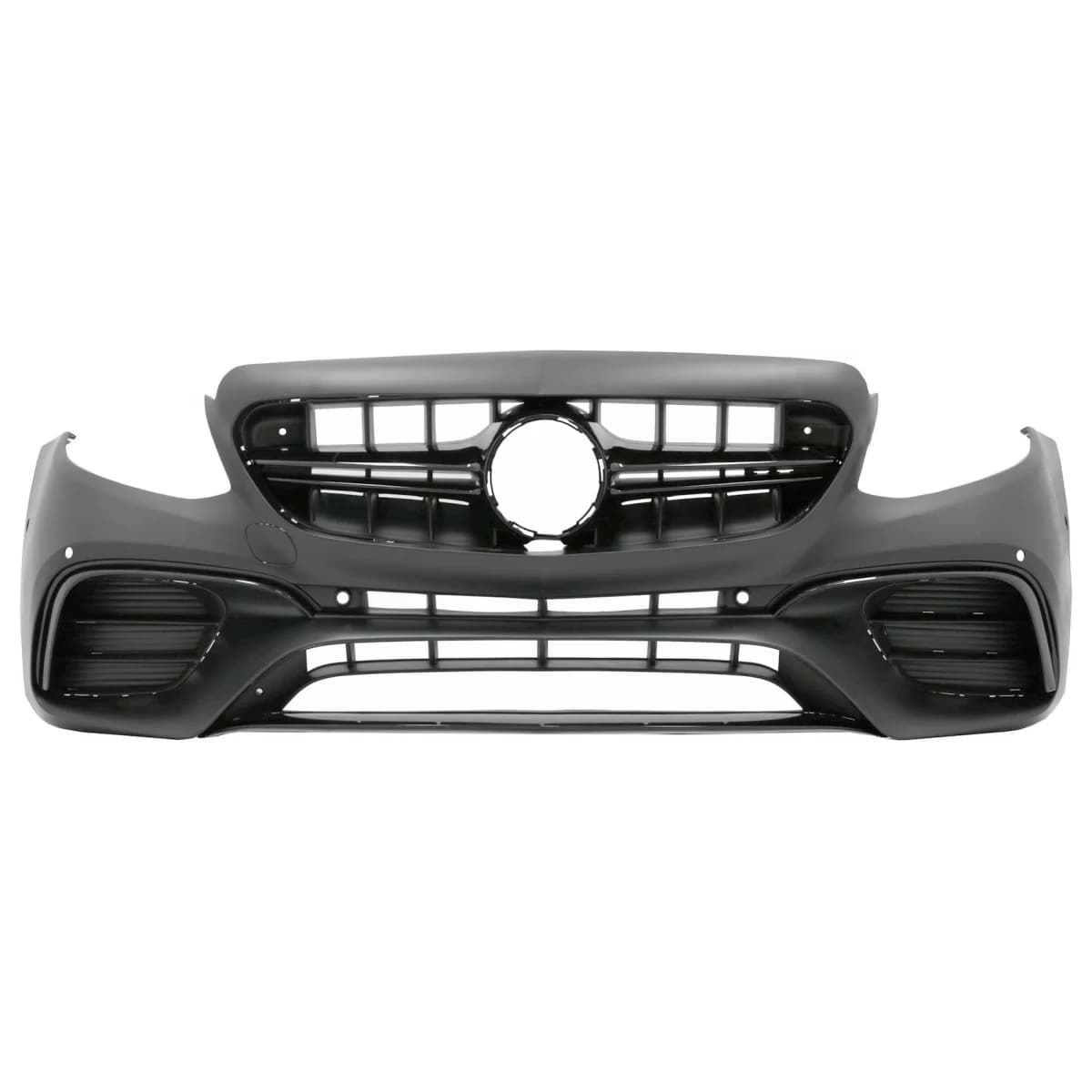 Front Bumper suitable for Mercedes E-Class W213 S213 C238 A238 (2016-2019) E63 Design Black Edition