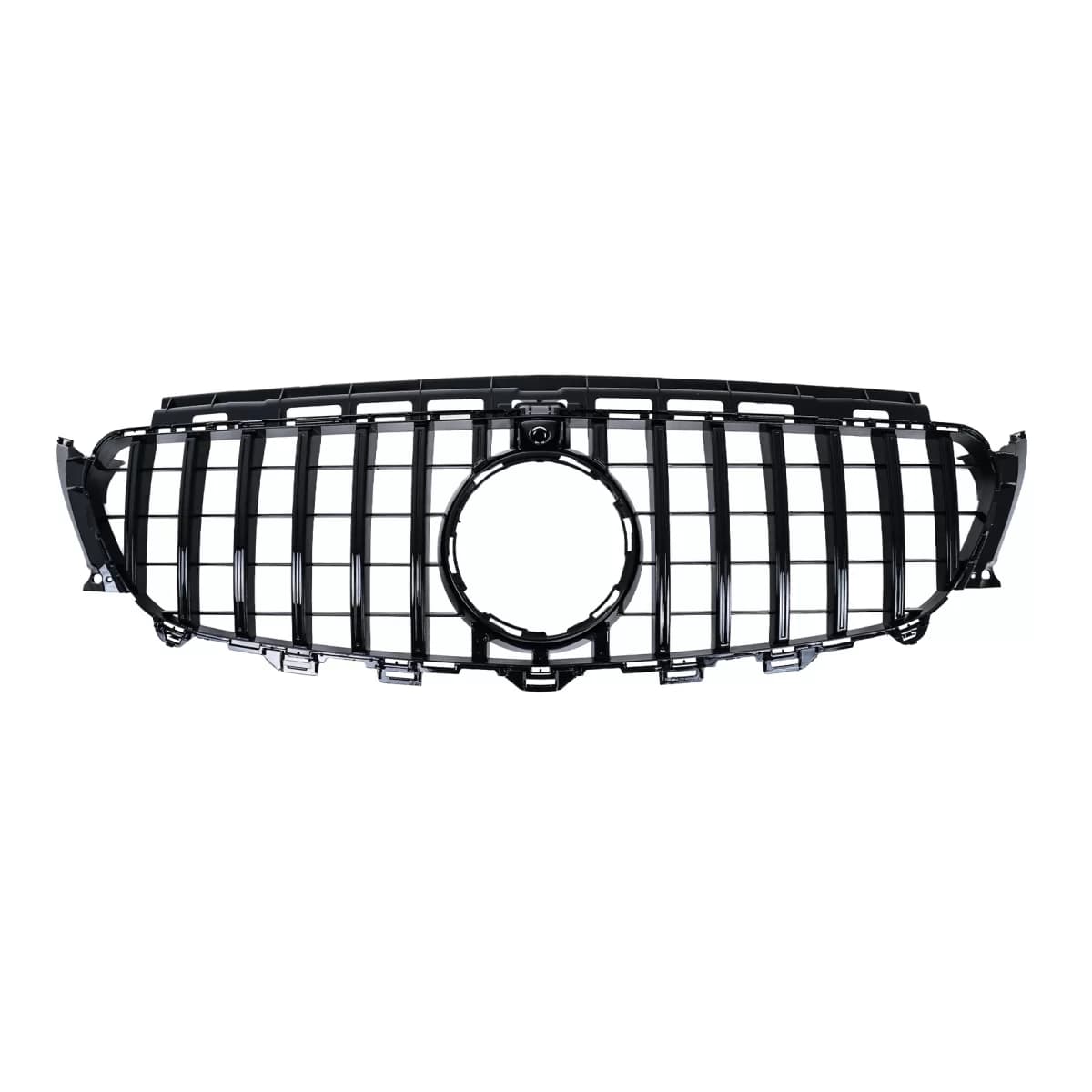Central Grille suitable for Mercedes E-Class W213 S213 C238 A238 (2016-2019) GT-R Panamericana Design Black