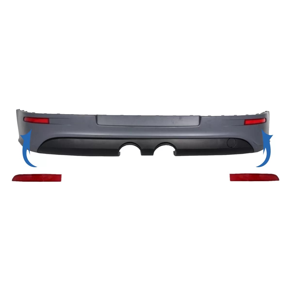 Rear Bumper Reflector suitable for VW Golf 5 V (2003-2007) R32 Look