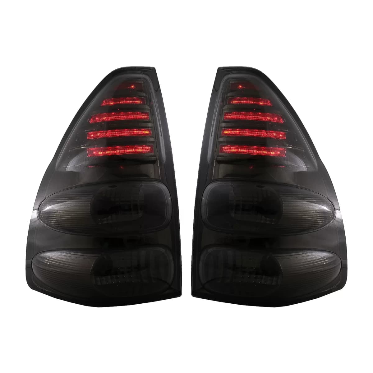 LED Taillights suitable for Toyota Land Cruiser FJ120 (2003-2008) Smoke