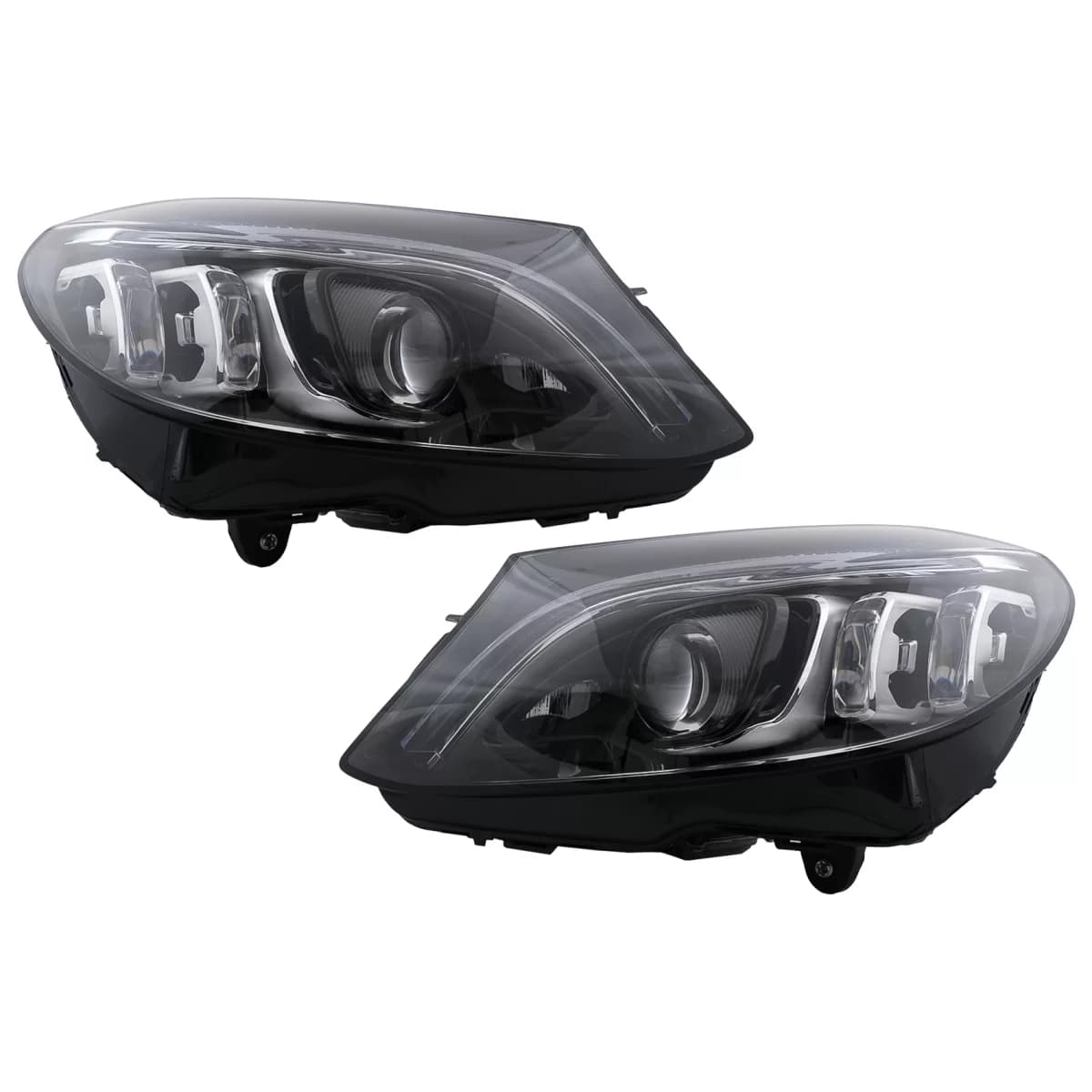 Full Multibeam LED Headlights suitable for Mercedes C-Class W205 S205 (2014-2018) LHD