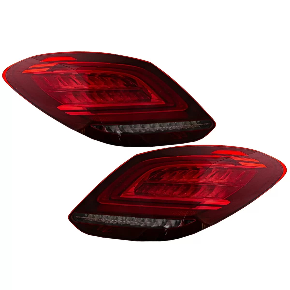 Full LED Taillights suitable for Mercedes C-Class W205 Limousine (2014-2018) Facelift Design