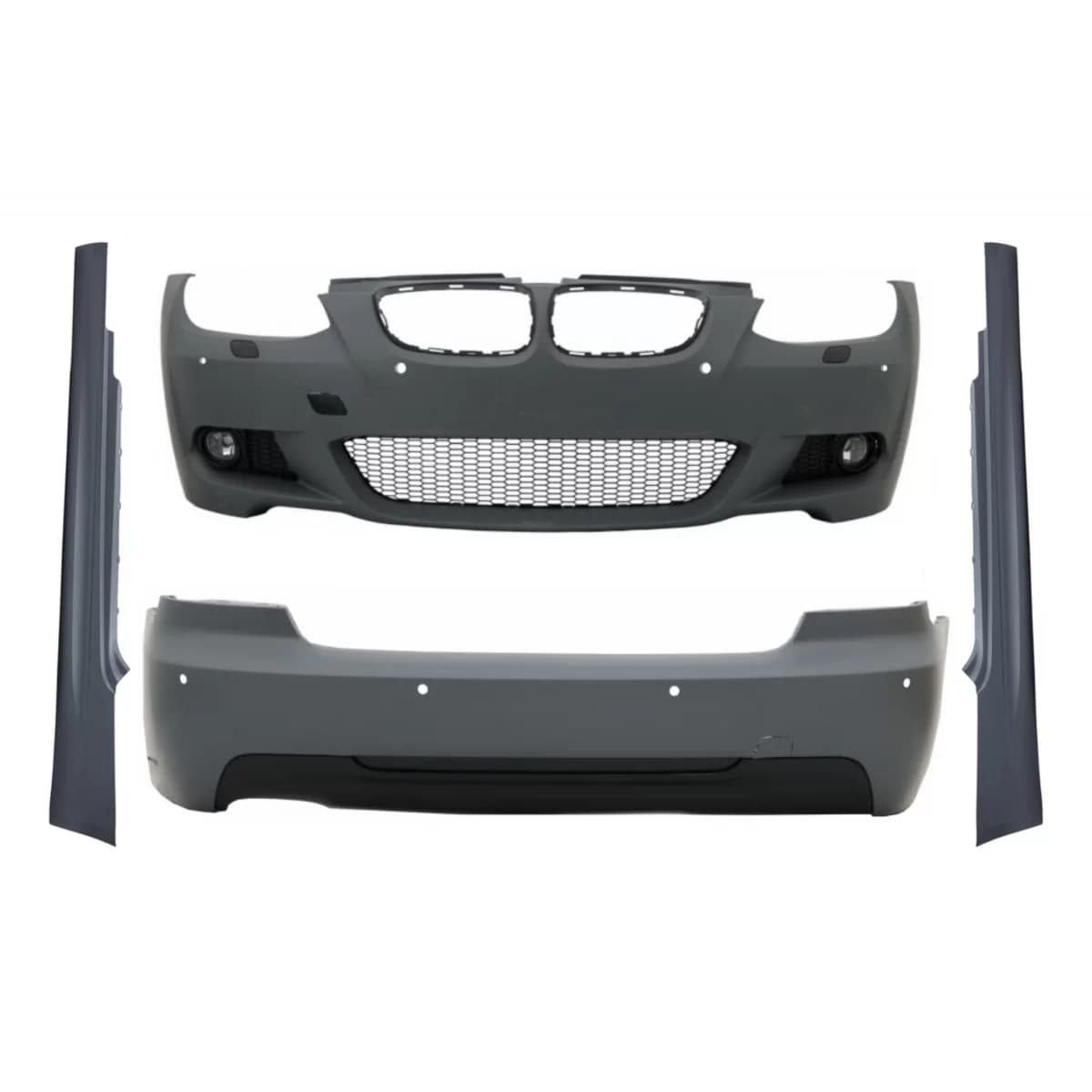 Complet Body Kit suitable for BMW 3 Series E92 E93 (2006-2009) Non-LCI Coupe Cabrio M Design Single Outlet for Twin Exhaust