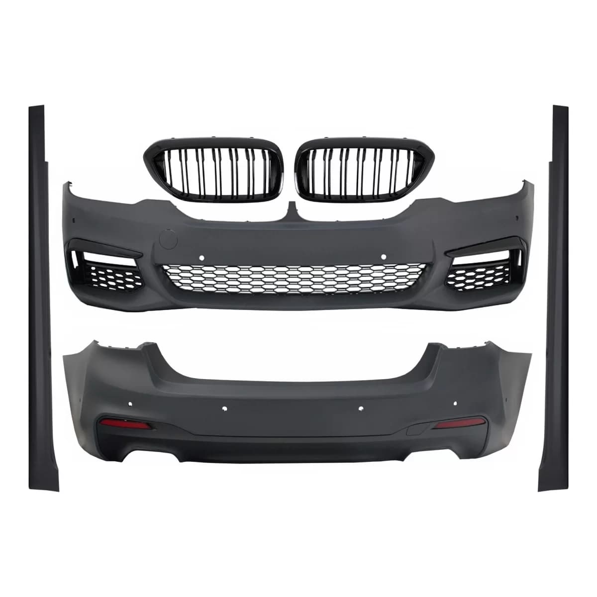 Complete Body Kit with Central Kidney Grilles suitable for BMW 5 Series G30 (2017-2019) M-Tech Design