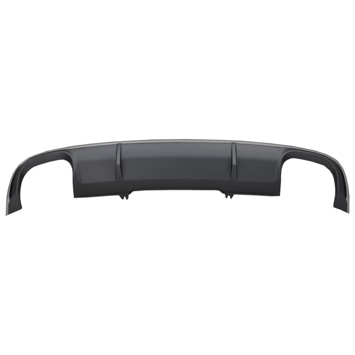 Rear Bumper Valance Diffuser suitable for Audi A4 B9 8W Sedan Avant (2016-2018) S4 Design For Standard Edition Grey