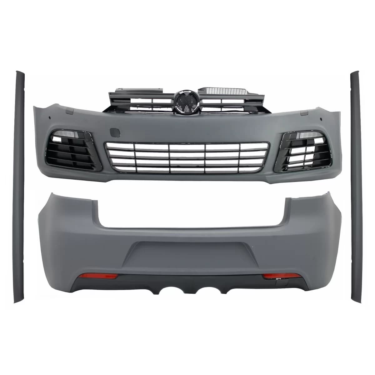Body Kit suitable for VW Golf VI 6 MK6 (2008-2013) R20 Design with Side Skirts