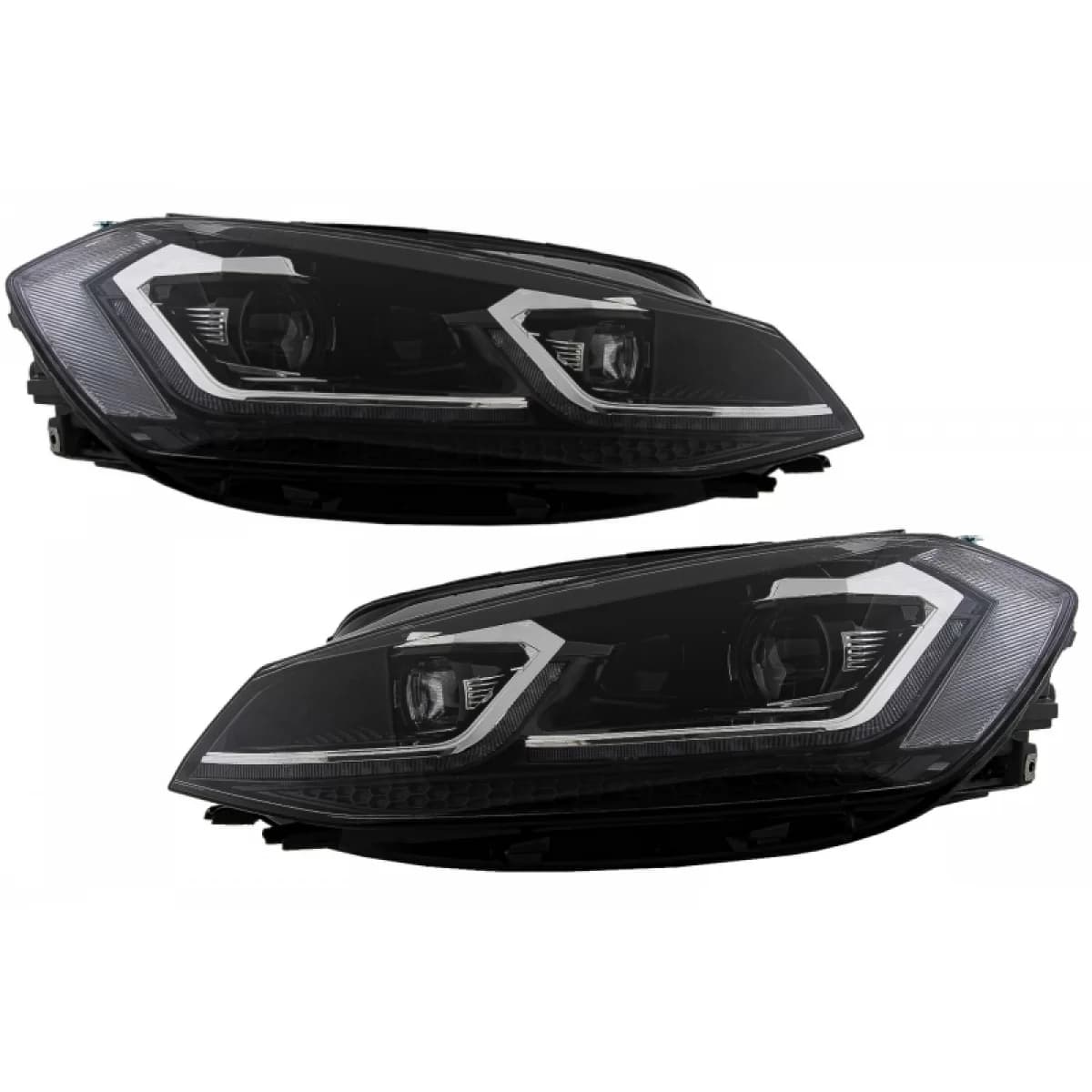 RHD LED Headlights suitable for VW Golf 7.5 VII Facelift (2017-up) with Sequential Dynamic Turning Lights