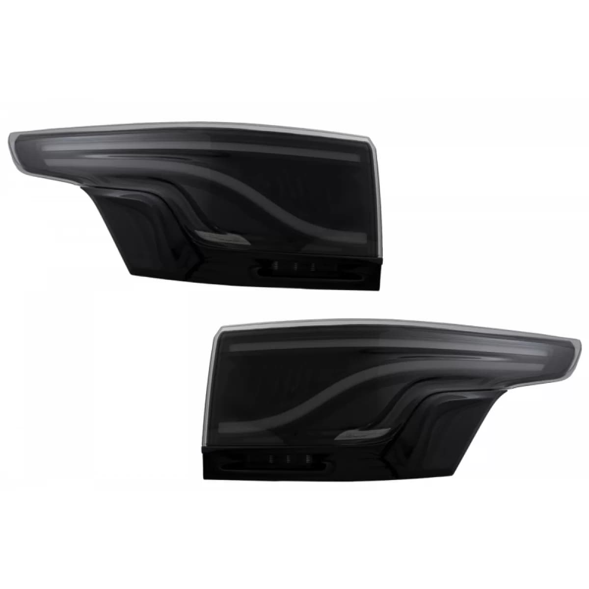 Glohh LED LightBar Taillights suitable for Range Rover Sport L494 (2013-up) GL-5X Smoke High Gloss Black Trim