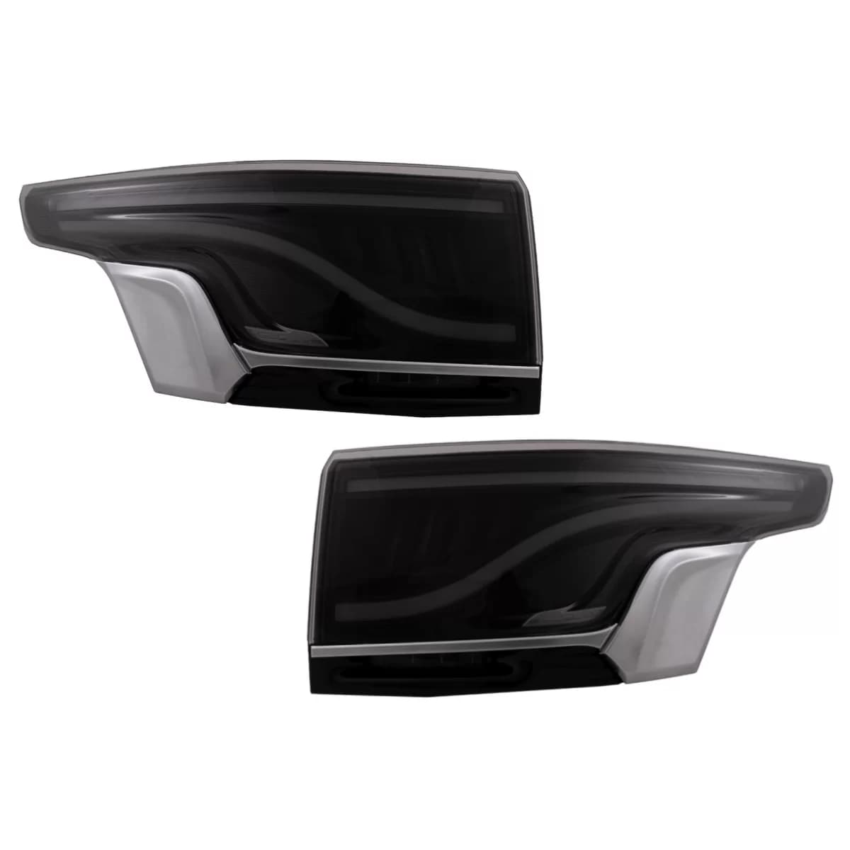 Glohh LED LightBar Taillights suitable for Range Rover Sport L494 (2013-up) GL-5X Smoke Platinum Satin Trim