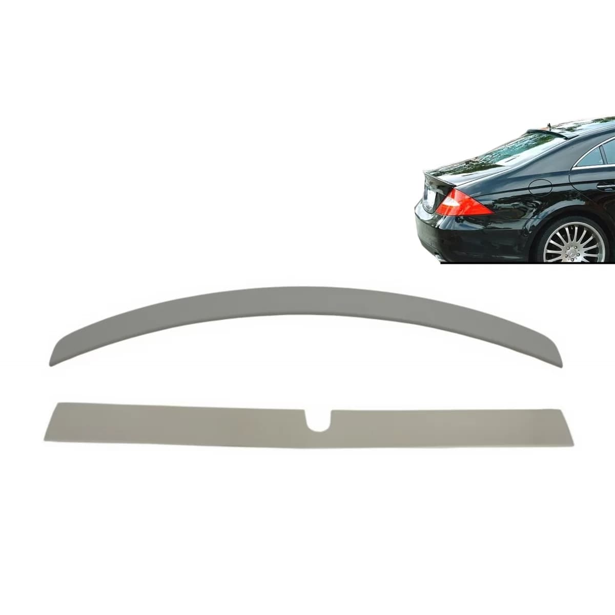 Trunk Spoiler and Roof Spoiler suitable for Mercedes CLS Class W219 (2005-2008)