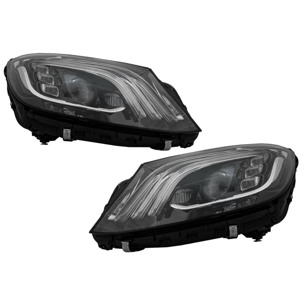 Headlights Full LED suitable for Mercedes S-Class W222 Maybach X222 (2013-2017) Facelift Look