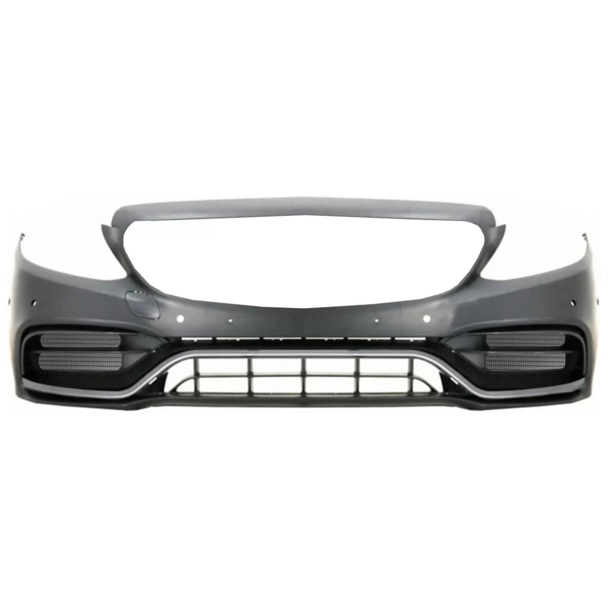 Front Bumper suitable for Mercedes C-Class W205 S205 A205 C205 Limousine T-Model Coupe Cabriolet (2014-2020) Facelift C63 Design