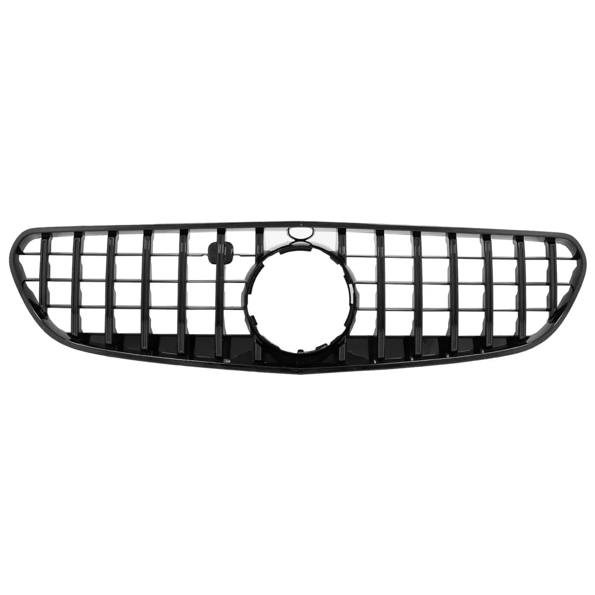 Central Grille suitable for Mercedes S-Class C217 Coupe Facelift (2018-up) A217 Cabrio Facelift (2018-up) GT-R Panamericana Design Black