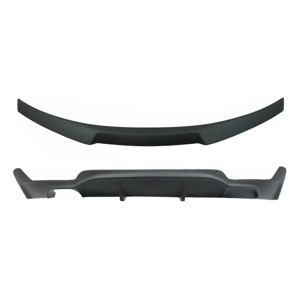 Conversion Package to M Design Air Diffuser With Trunk Spoiler suitable for BMW 4 Series Coupe F32 (2013-up) Matte Black