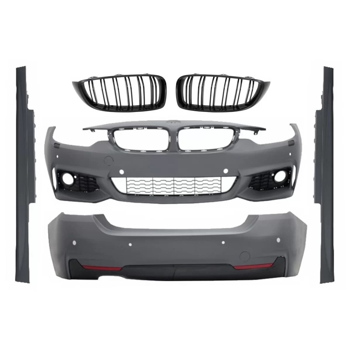 Body Kit suitable for BMW 4 Series F32 F33 (2013-up) with Central Kidney Grilles Sport Design Coupe Cabrio