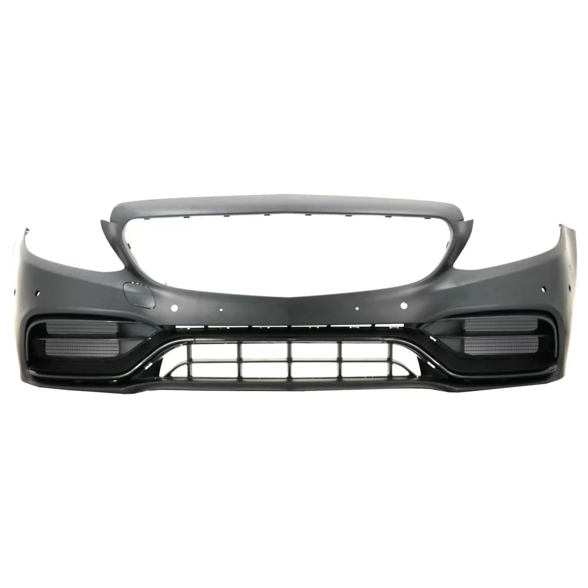 Front Bumper suitable for Mercedes C-Class W205 S205 A205 C205 Limousine T-Model Coupe Cabriolet (2014-2020) Facelift C63 Design