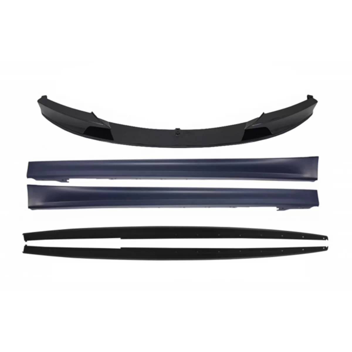 Front Bumper Spoiler with Side Skirts and Extensions suitable for BMW 3 Series F30 F31 Sedan Touring (2011-2018) M3 Design
