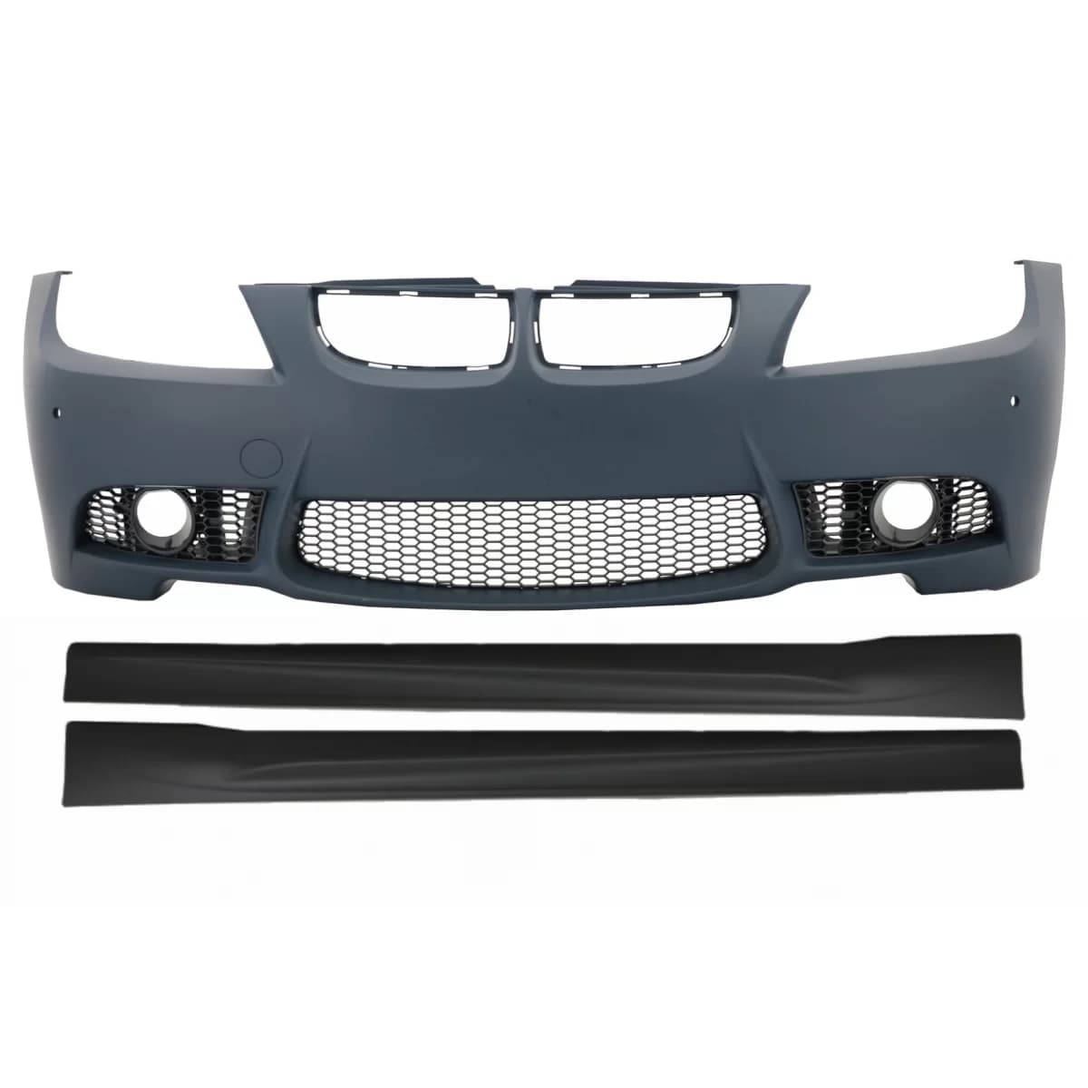 Front bumper suitable for BMW 3 series E90 Sedan E91 Touring (2005-2008) with Side Skirts Non LCI M3 Design without Fog Lamps