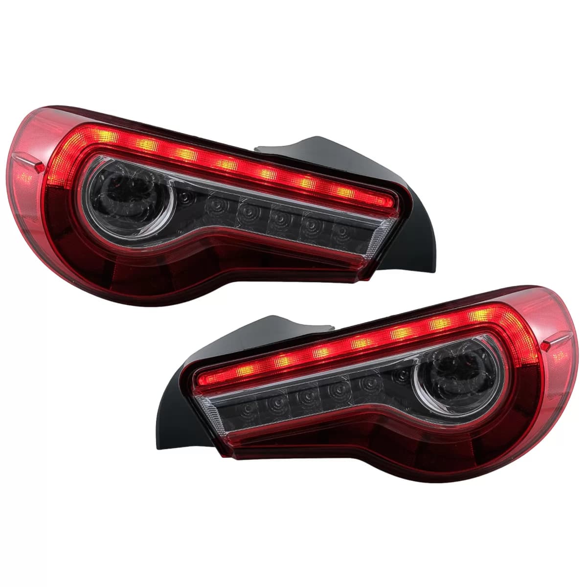 Full LED Taillights suitable for Toyota 86 (2012-2019) Subaru BRZ (2012-2018) Scion FR-S (2013-2016) with Sequential Dynamic Turning Lights
