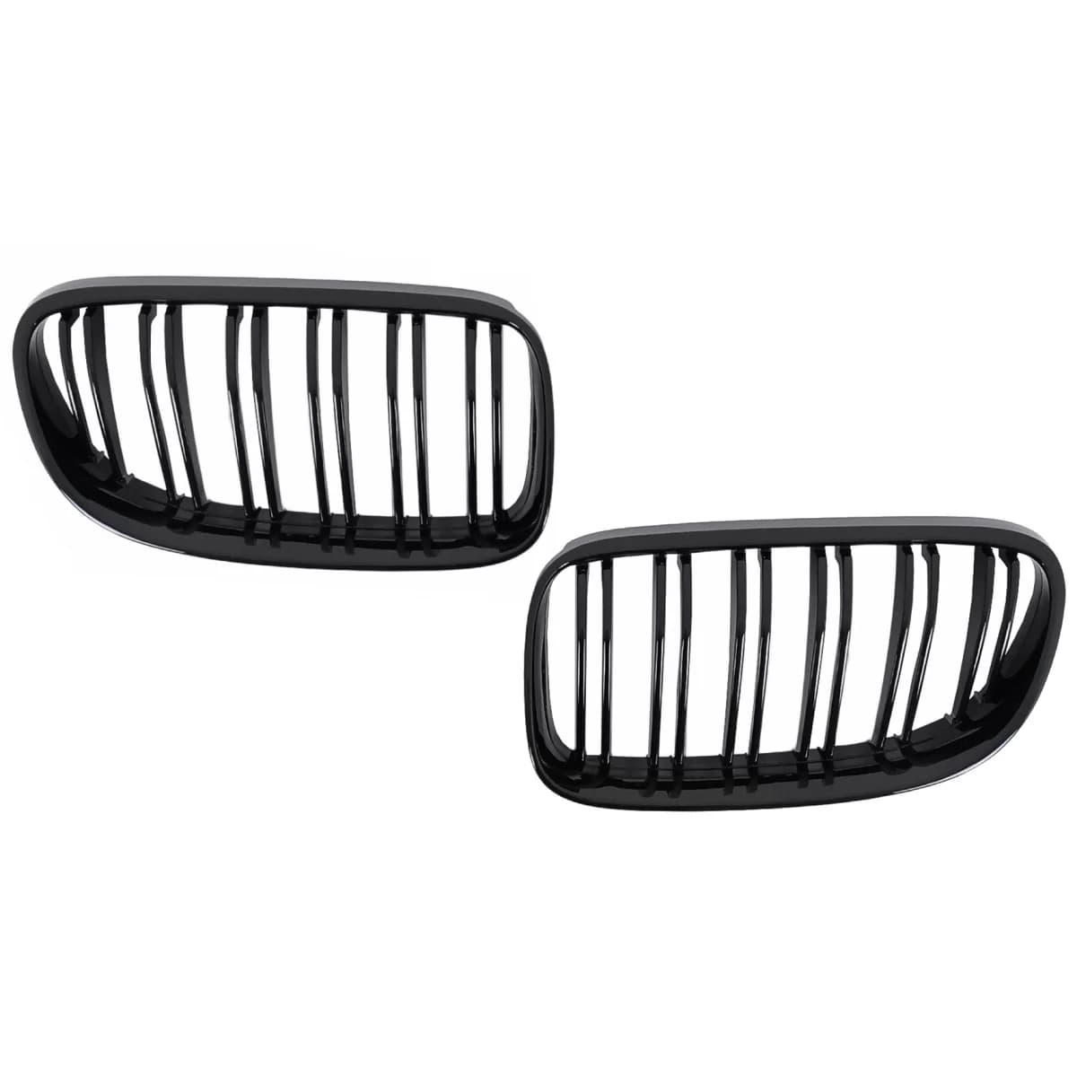 Front Kidney Grilles suitable for BMW 3 Series E92 E93 Coupe Convertible PreLCI (2006-2009) Double Stripe M-Package Sport Design