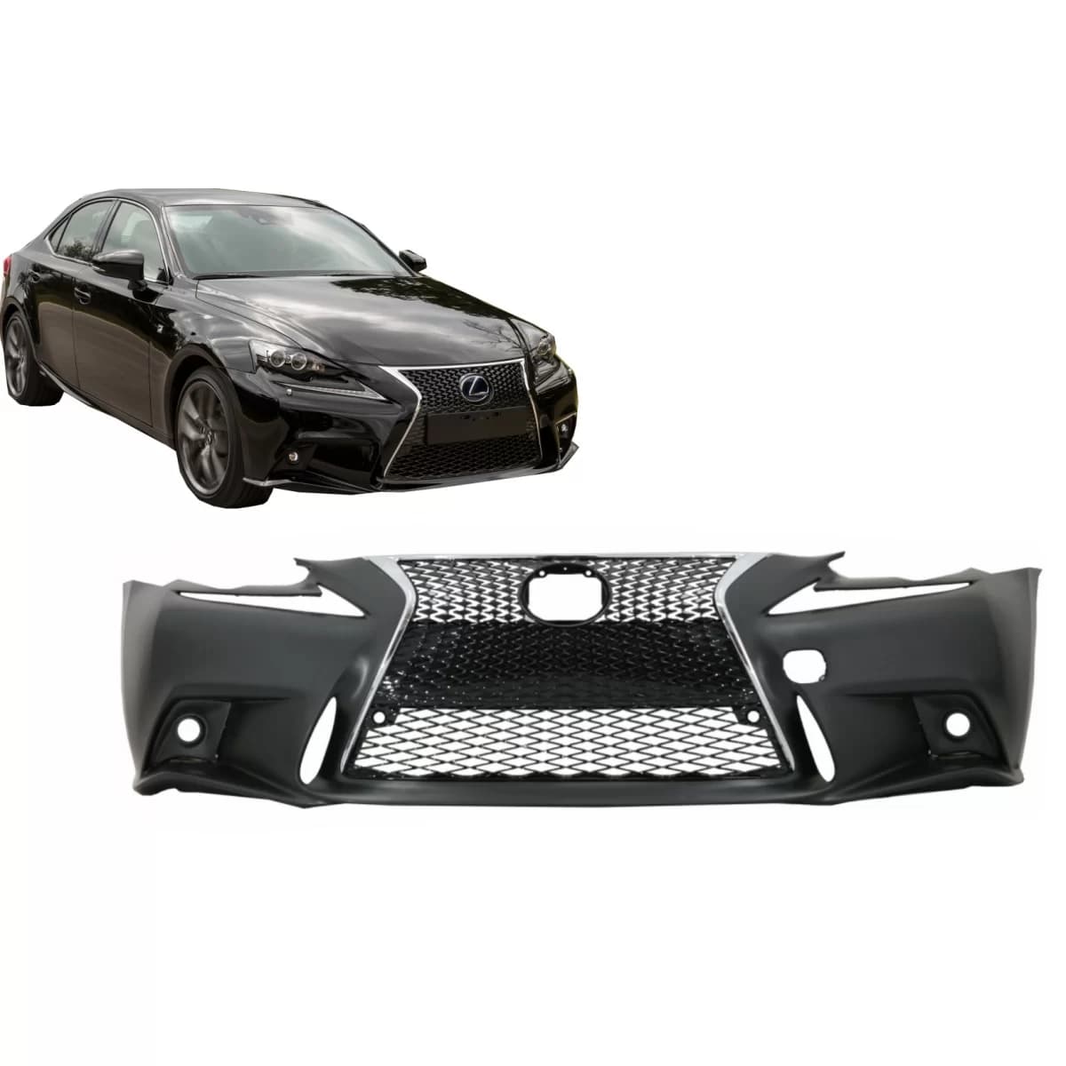 Front Bumper suitable for Lexus IS XE30 (2014-2016) F Sport Design