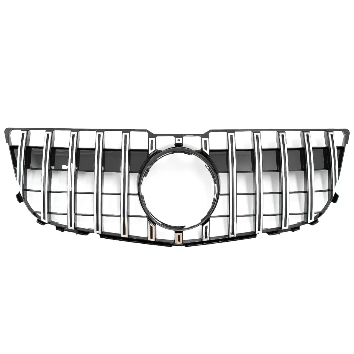Front Grille suitable for Mercedes GLK-Class X204 Facelift (2013-2015) GT-R Panamericana Design Chrome