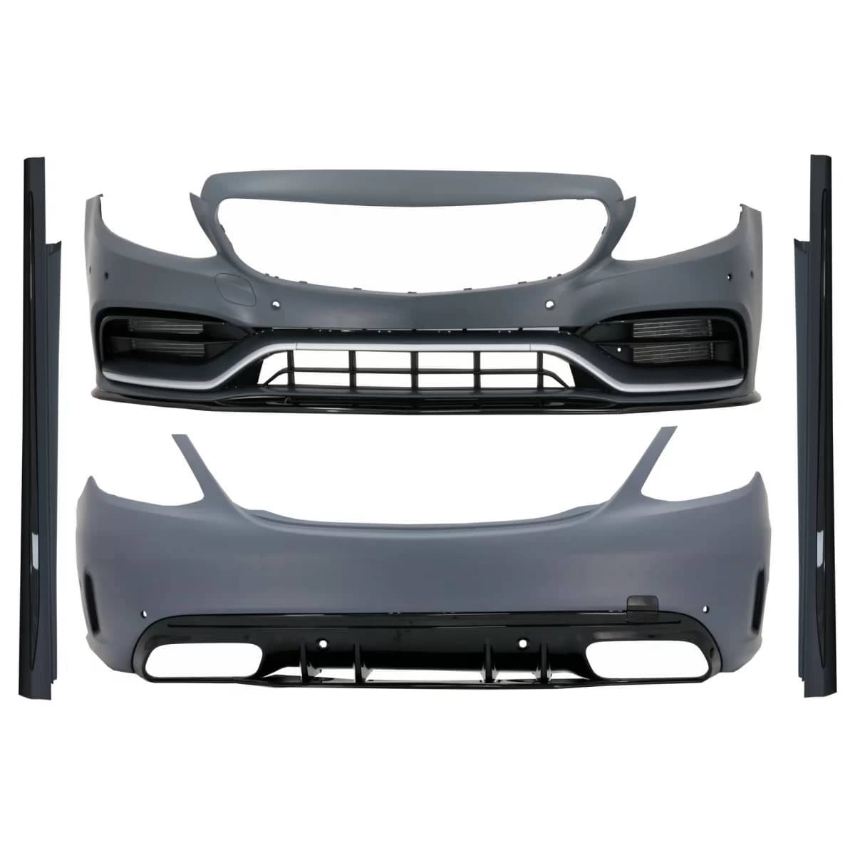 Complete Body Kit suitable for Mercedes C-Class W205 Sedan (2014-2020) C63s Edition 1 Design