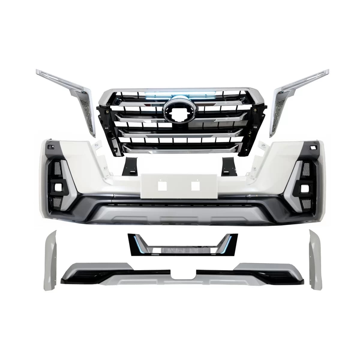 Complete Conversion Body Kit Assembly suitable for Toyota Land Cruiser V8 FJ200 (2015-2020) Limgene style