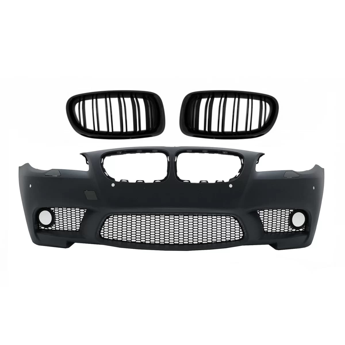 Front Bumper with Central Kidney Grilles suitable for BMW 5 Series F10 F11 (2011-2014) M5 Design